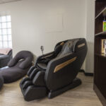 Massage chair in Truhealing Cincinnati for holistic therapy.