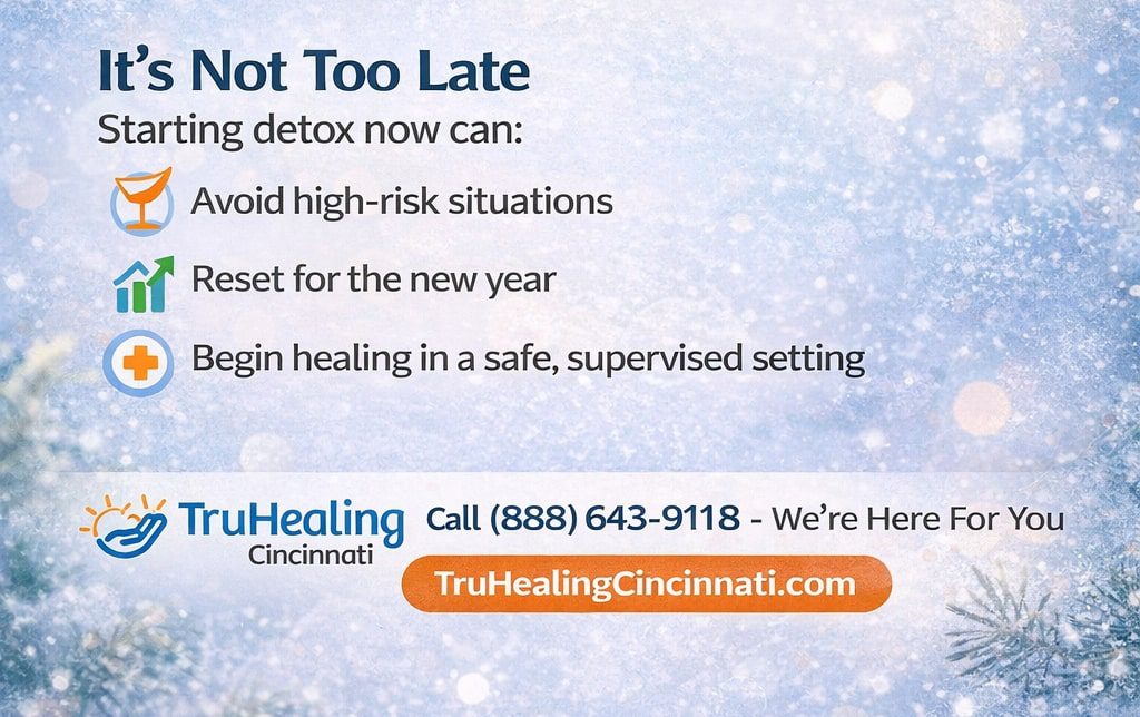 Is It Too Late to Start a Medical Detox Program Before the Holidays